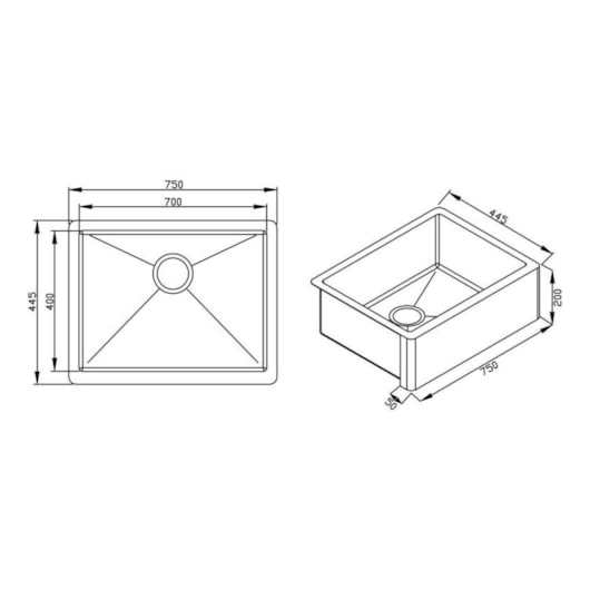 Cuba Primaccore Farm Sink Pvd Grey Debacco - Imagem principal - fdddedbc-2009-467d-a3fa-6602b5bb3e30