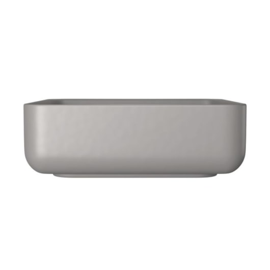 Cuba Quadrada De Apoio Cinza Antracite Deca 40cm - Imagem principal - 9933e680-7f0d-4a6c-a007-953568287454