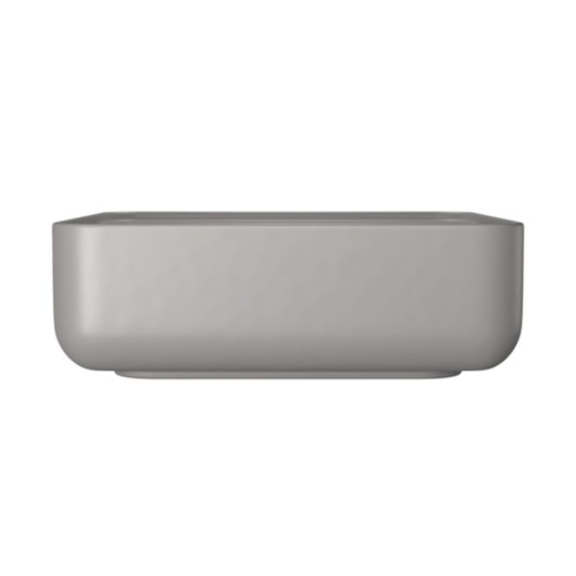 Cuba Quadrada De Apoio Cinza Antracite Deca 40cm - Imagem principal - 8e10bfa3-b58b-4e0a-b6b3-6b48bcd042c1