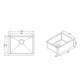 Cuba Quadratino Farm Inox Debacco 58x44,5x20cm - 5c9fd87d-7fa9-453c-b9a2-ddb1db383fa5
