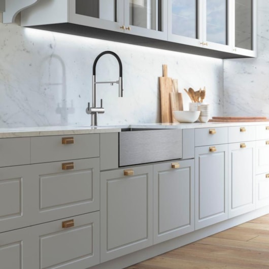 Cuba Quadratino Farm Sink Steel 700 Inox Debacco 75x44,5x20cm - Imagem principal - 5fdd1b36-1557-49fb-9067-8d5570d93d12
