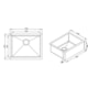 Cuba Quadratino Farm Sink Steel 700 Inox Debacco 75x44,5x20cm - 74676877-7765-4725-b171-f9731a1d8ad0