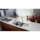 Cuba Quadrum 2C 40 Em Aço Inox Com Acessórios E Acabamento Scotch Brite Tramontina - 4d2993be-5eea-4b1b-a8ff-3895e8bd037d