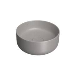 Cuba Redonda De Apoio Antracite Cinza Deca 30 Cm