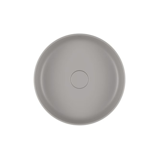 Cuba Redonda De Apoio Cinza Antracite Deca 40cm - Imagem principal - 0234c967-2240-4b34-bb76-4a6a1f0ddb2a