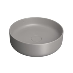 Cuba Redonda De Apoio Cinza Antracite Deca 40cm