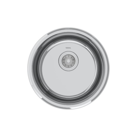 Cuba Redonda De Inox 30cm Com Válvula Cr-30 Polida Mekal - Imagem principal - 6bbbfb1a-6f07-4751-86fd-c440cba0c302