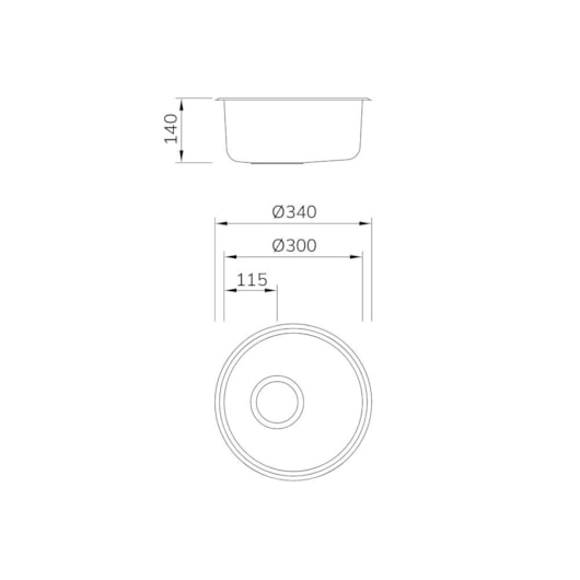 Cuba Redonda De Inox 30cm Com Válvula Cr-30 Polida Mekal - Imagem principal - 765bed9b-fc27-415d-be88-b6fec0202d68