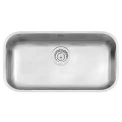 Cuba Retangular De Inox Lavínia 56x34cm Acetinado 4.1/2 Com Válvula 94024/103 Tramontina