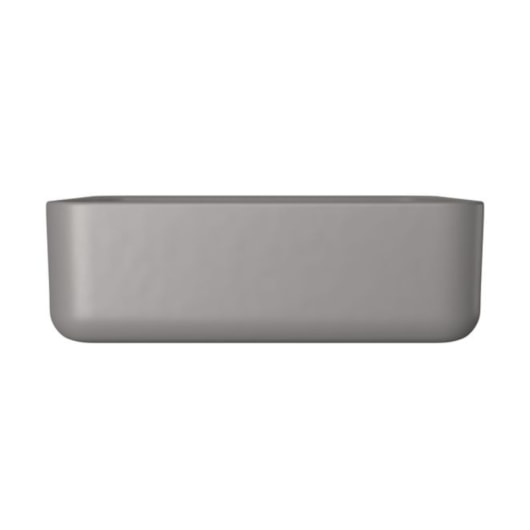 Cuba Semiencaixe Quadrada Cinza Antracite Deca 40cm - Imagem principal - 465311d2-957b-45b1-8d3e-6333903351c4