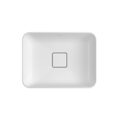 Cuba Semiencaixe Retangular Branco Deca 40cm Cuba Semiencaixe Retangular Branco Deca 40cm