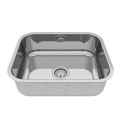 Cuba Simples CS50 Aço Escovado 50x40x20cm Mekal