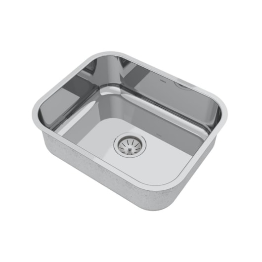 Cuba Simples CS50 Aço Escovado 50x40x20cm Mekal - Imagem principal - f2243850-fe89-460f-81e7-5fd0c6beb40a