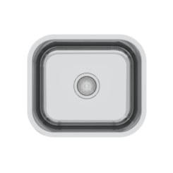 Cuba Simples de Embutir Alto Brilho CS40 Mekal 40x34x17cm