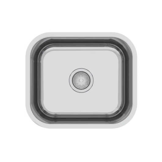 Cuba Simples de Embutir Alto Brilho CS40 Mekal 40x34x17cm - Imagem principal - cb66cea4-4a1e-4f55-9cc3-63452519b75f