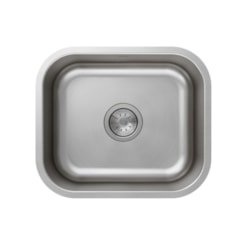 Cuba Simples de Embutir Escovada 4.5 CS40 Mekal 40x34x17cm