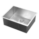 Cuba Simples Em Aço Inox Escovado Bistrô Docol 50x40x20cm - 54f59cc4-c7ac-4e6e-a561-a1b5a60b186a