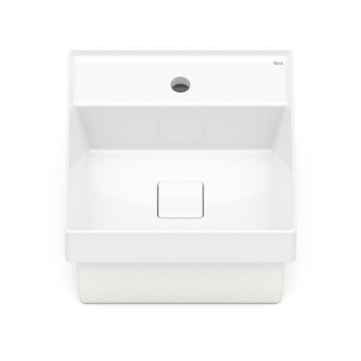 Cuba Sobrepor Com Mesa Terra T11 Branco Roca 40x40cm