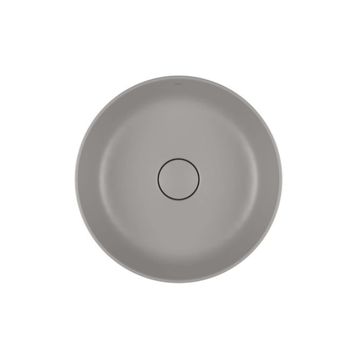 Cuba Sobrepor Redonda Cinza Antracite Deca 40cm