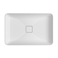 Cuba Sobrepor Retangular Branco Deca 60cm