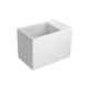 Cuba Suspensa Com Mesa Branco Deca 56x35cm - 13a84702-ef62-4321-8d12-276d14aab974