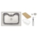 Cuba Undermount Morgana Aço Inox Com Acessórios Escovado Tramontina 69x49cm - 1755f56f-efee-4c0e-89c5-8f245a6d0643