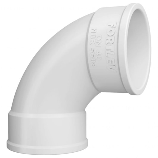 Curva Curta 90° Esgoto Sn Fortlev Dn40 - Imagem principal - df691fdb-81c2-4dad-9277-b76a280fc145