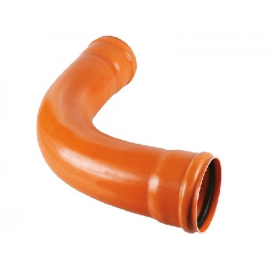 Curva Longa 90° Coletor Sem Anel Amanco 15cm - Imagem principal - 93b35c22-3f08-42c6-9f11-6e460a26638f