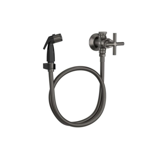 Deca Ducha Higiênica Com Registro E Derivação Duna Clássica Dark Antracite Deca - Imagem principal - bb05418b-ee5d-437b-81a8-ece75104d6de