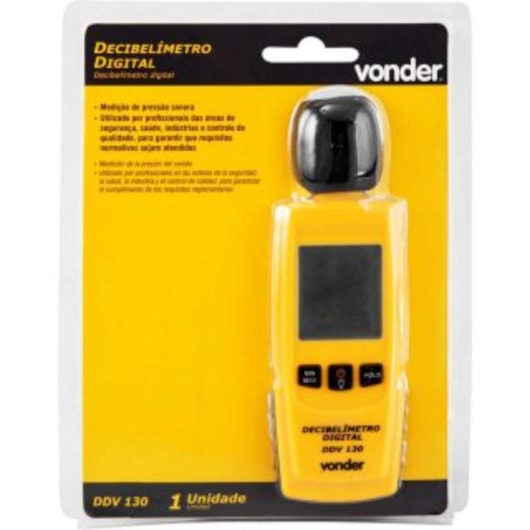 Decibelimetro Digital DDV130 Vonder - Imagem principal - 8b24bbaf-4b0c-4559-8a4f-f8bb12a54814