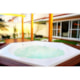 Deck De Madeira Sextavado Para Spa Therma Com Escada Ouro Fino - 5628f34c-30a6-409e-9392-923a703320b5