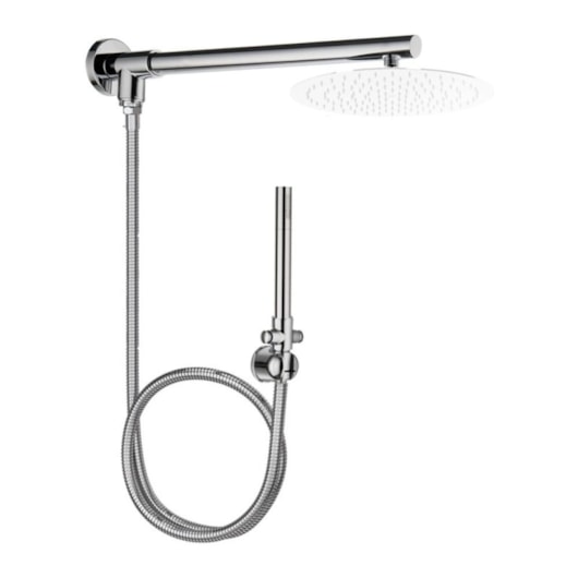 Desviador De Chuveiro Flexível Redondo Rb321r Cromado Rubinettos 2m - Imagem principal - cd4345a0-bd8e-4dc5-ba3a-11780a5da34b