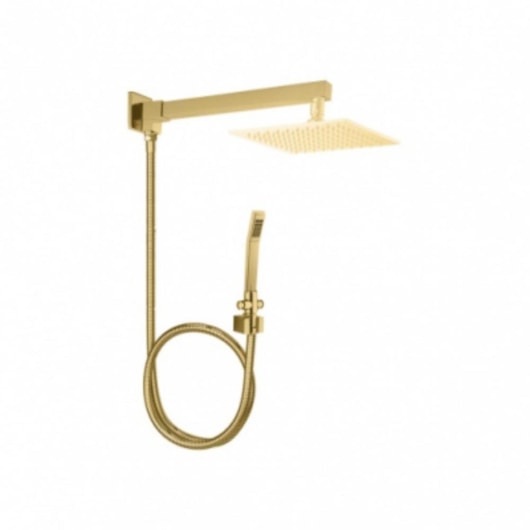 Desviador Para Chuveiro Com Braço Flexível 15M E Ducha Manual Kr140d Dourado Kromma - Imagem principal - abcca755-f1ce-4242-9085-2198730ea5e9