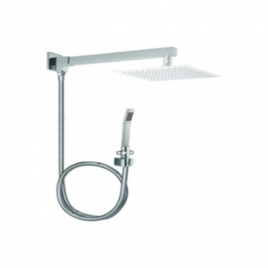Desviador Para Chuveiro Com Braço Flexível 2M E Ducha Manual Com Suporte E Válvula Kr140c cromado Kromma - Imagem principal - bb80e057-8c51-4815-bb91-9eee39d956e6