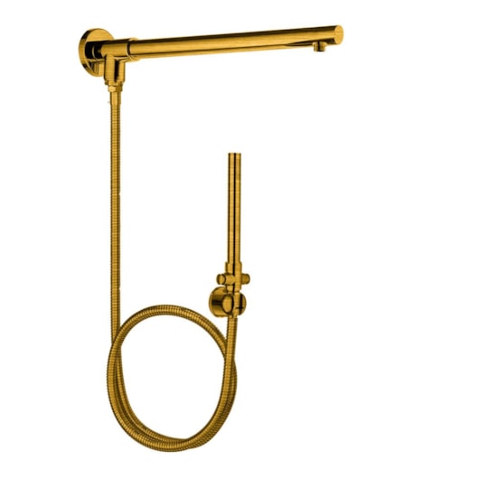 Desviador Para Chuveiro Redondo Com Ducha Manual Suporte E Válvula De Acionamento Kr145 Bronze Escovado Kromma - Imagem principal - 8986bc9c-d5ab-4d24-923a-777f39c9a548