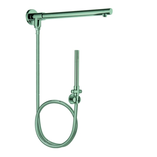 Desviador Para Chuveiro Redondo Com Flexível Rb321r Absinto Matte Rubinettos - Imagem principal - 2691eb47-ba87-4d79-bbfa-99fe7e947d1e