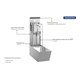 Dispenser de Álcool Gel e Sabão Líquido 500ml em Aço Inox com Acabamento Escovado Tramontina - ddf769e9-5c5f-4ddd-b2dc-087111bd9f76