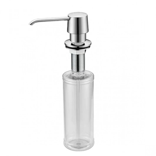 Dispenser de Sabão Embutido Cromado Lexxa 300ml - Imagem principal - cba9a1fc-e03c-4391-ab4d-aff5a165dcf4