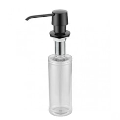 Dispenser de Sabão Embutido Preto 300ml