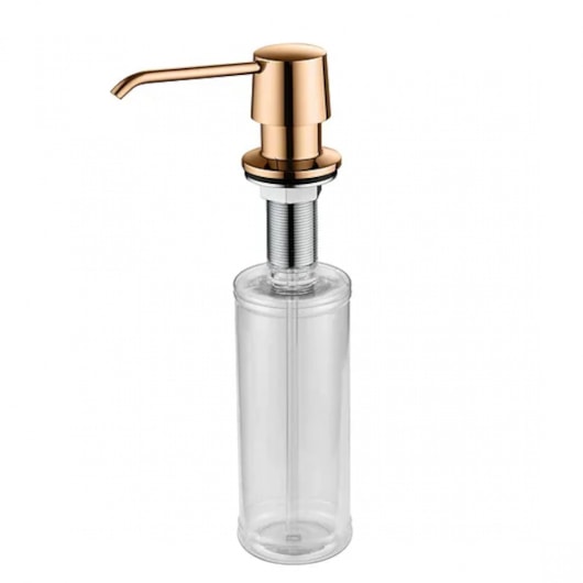 Dispenser de Sabão Embutido Rose Gold 300ml - Imagem principal - 155635ef-1237-4e8c-bd5e-d03008c764e3