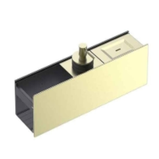 Dispenser De Sabão Para Canal Ouro Escovado Lexxa - Imagem principal - 7416db40-b51b-4ae6-82ae-ea4075488498