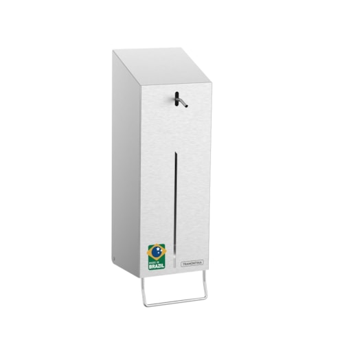 Dispenser Inox Para Sabão Ou Álcool Em Gel Tramontina - Imagem principal - 1b85ea8e-38e3-49fe-a703-044bb223b995