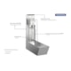 Dispenser Inox Para Sabão Ou Álcool Em Gel Tramontina - e3dca460-be5b-4335-b032-14182205af68