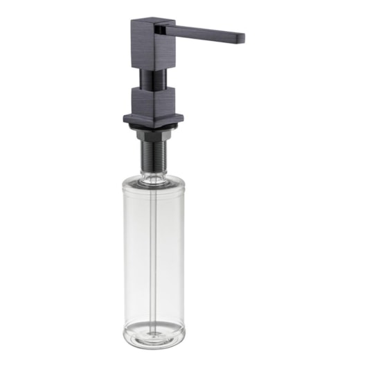 Dosador De Detergente Líquido Quadrado 837 Titânio Escovado Rubinettos - Imagem principal - b081517b-7659-4b24-8535-532417655d29