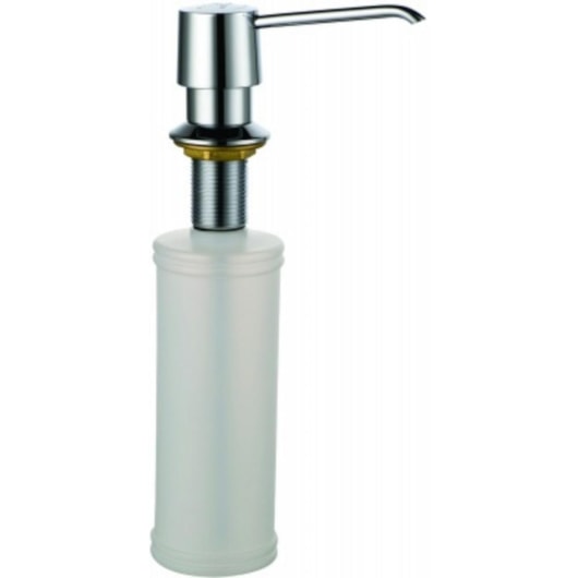 Dosador De Detergente Líquido Redondo 835 Aço Escovado Rubinettos - Imagem principal - d83a9b85-6ff6-4e37-af6a-7cd7a4df5ecd