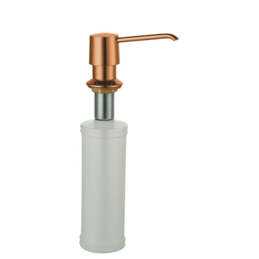 Dosador De Detergente Líquido Redondo 835 Rose Gold Matte Rubinettos - Imagem principal - 3eaa4053-fe44-40d9-8bfa-882a0e3ac1c5