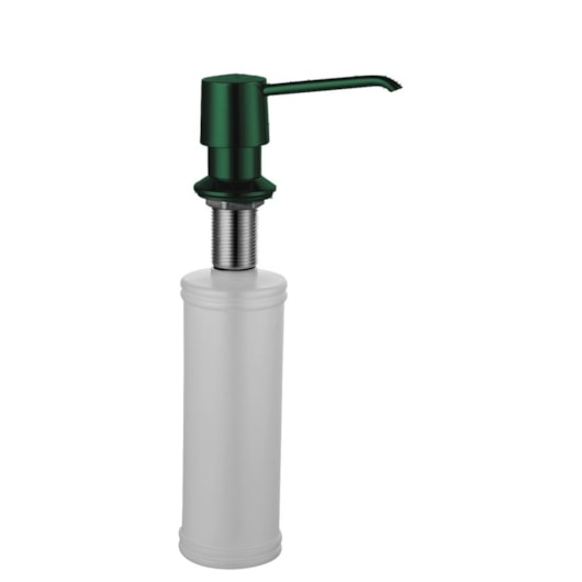 Dosador De Detergente Líquido Redondo 835 Verde Araucária Matte Rubinettos - Imagem principal - 9d2ed433-894f-477b-93e0-36f7859ed401