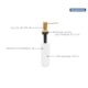 Dosador De Sabão Em Aço Inox Gold Com Recipiente Plástico 500Ml Revestimento Pvd Tramontina - 3d17043c-e568-47bb-9011-6f684267d798