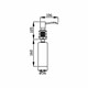 Dosador Detergente Inox Escovado Ghelplus  - b00d35ae-e786-43d8-aa4c-c5ba62e136fd