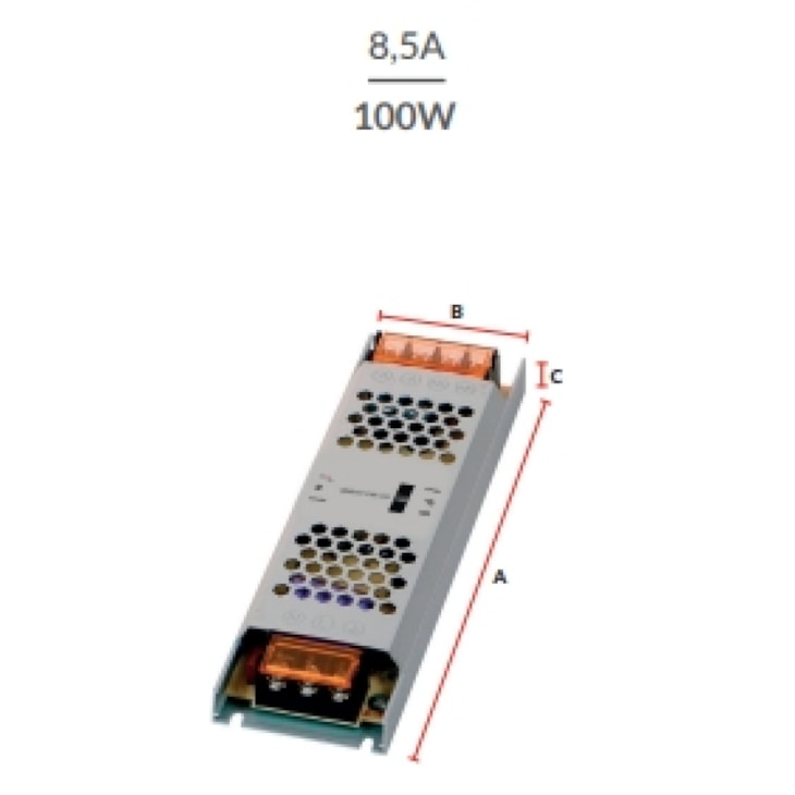 Driver Max 12V 8,5A 100W Bivolt Avant